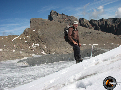 Sur le glacier