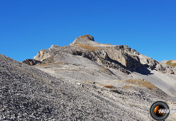 Le sommet vu côté nord