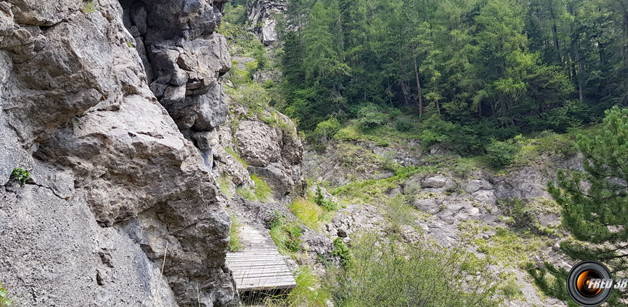 Passerelles dans la Combe de Romaranche