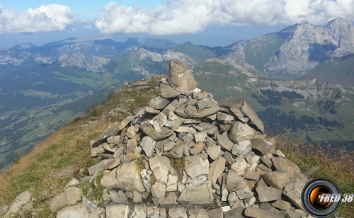  Arrivée au sommet.