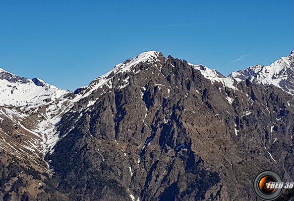 L'Arcanier vu de côte Belle.