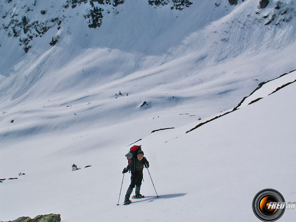 Sous le col de Claran