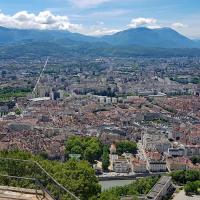 Vue sur Grenoble.