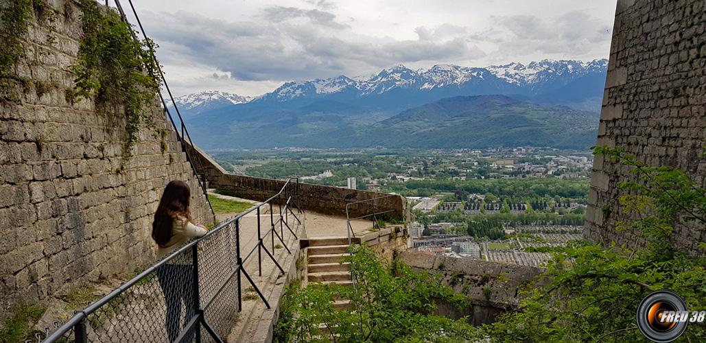 Vue sur Belledonné.