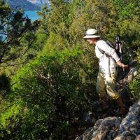 Le passage dans les rochers.