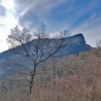 On est sous la dent de Moirans.