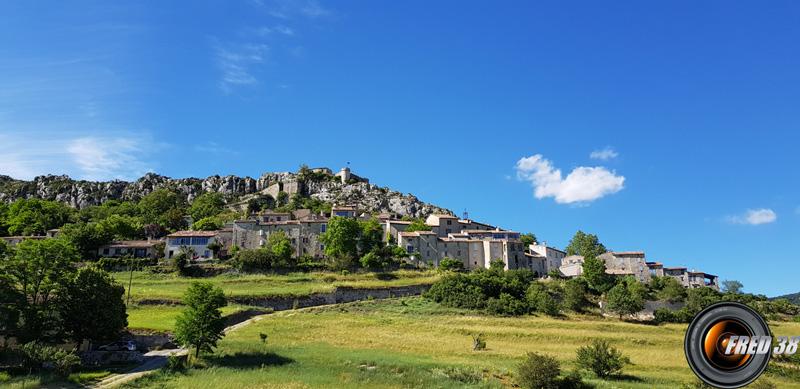 Le village de Trigance.