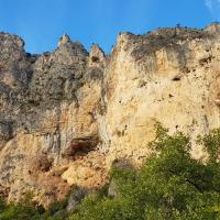 Falaises au desus du belvédère.
