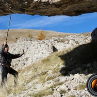 Sous la Barre de Boulès, en fond le sommet