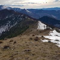 La crête de descente.