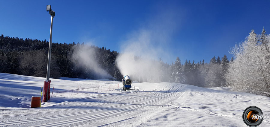 La piste de ski nordique