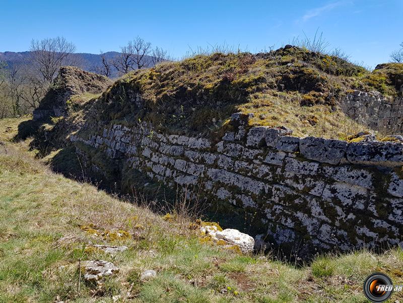 Les ruines de Chateauneuf.