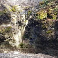 cascade du Sautoux,  à sec.