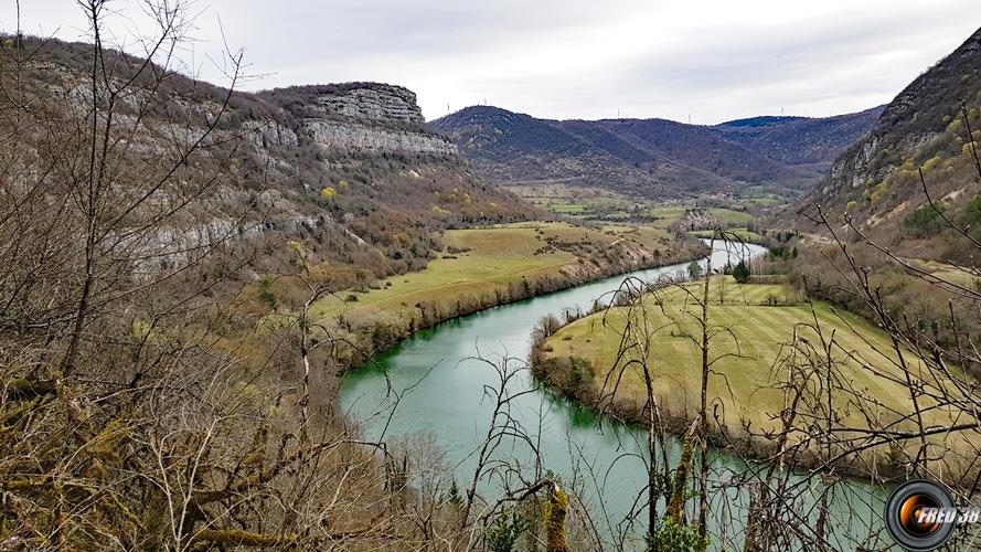 Vue sur l'Ain.