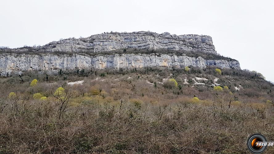 Le sommet vu du chemin de retour.