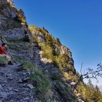 Montée au pas de la Clé.