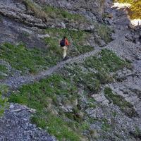 Montée au pas de la Clé.