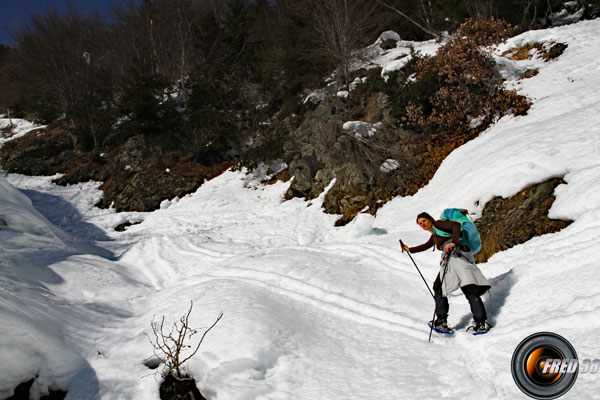 En cours de montée.