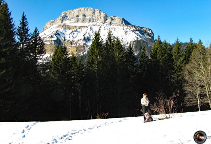 Vue sur le Chamechaude.