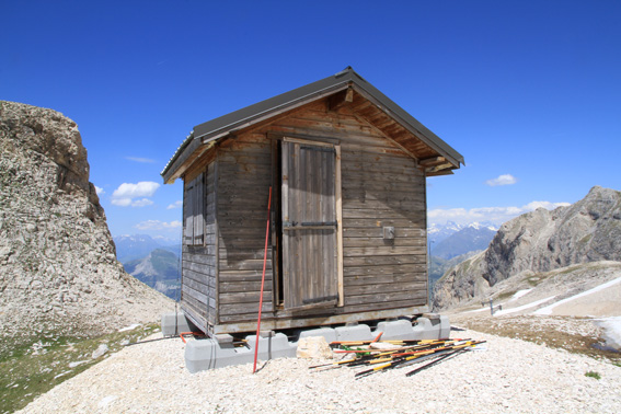 Cabane haut de piste photo