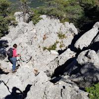 Descente dans les gos blocs.