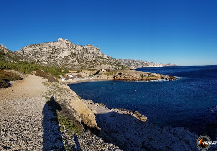 La calanque de Marseilleveyre.