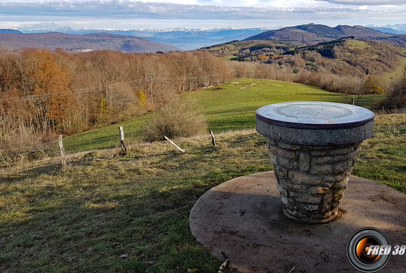 La table d'orientation.