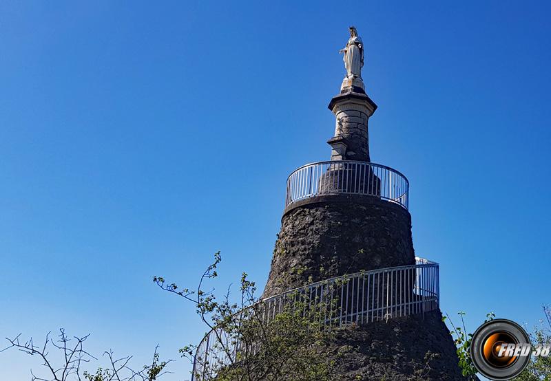 La vierge au début de la randonnée.