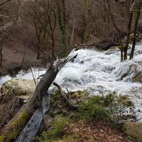 Le haut de la cascade.