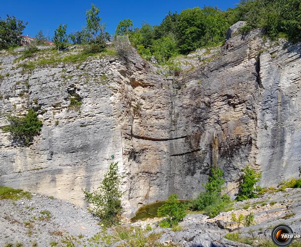 La carrière au dessus de Cérin.