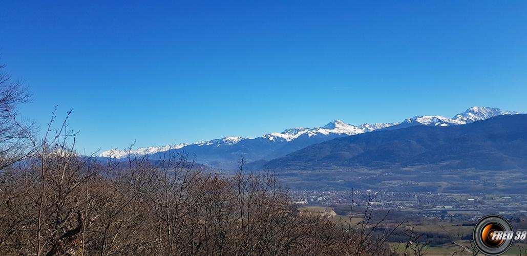 Vue sur la Lauzière.