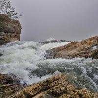 Le haut de la cascade.