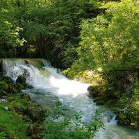 Petite cascade au départ.