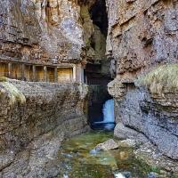 L'entrée de la grotte.