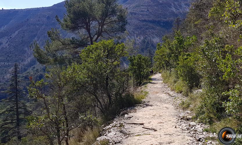 Descente sur les moulins.