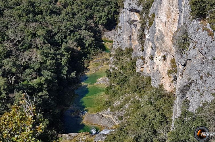 Belvédère sur le torrent.