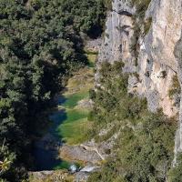 Belvédère sur le torrent.