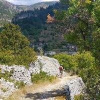 Dans la descente sur Sainte-Enimie.