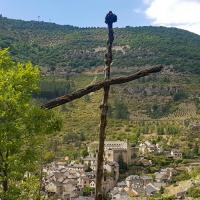 Au dessus de Sainte-Enimie.