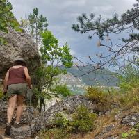 Sur le sentier.