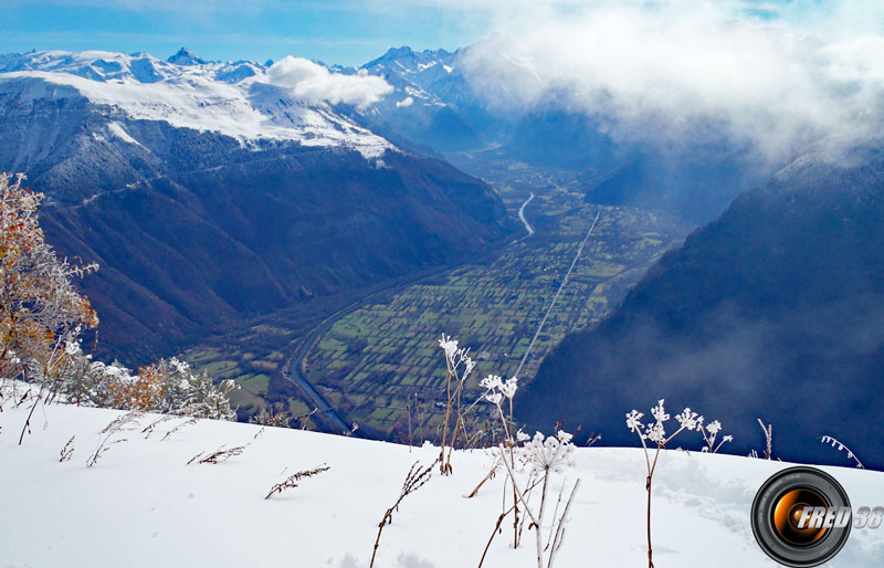 Vue sur la Plaine de la Romanche.