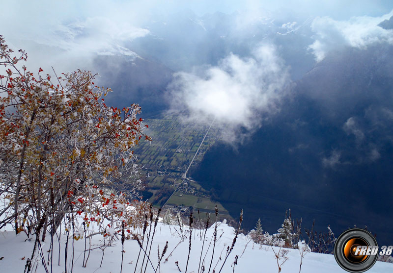 Vue sur la Plaine de la Romanche.