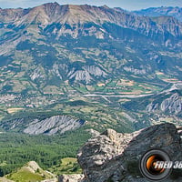 Vue sur Barcelonnette.