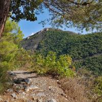 sentier au dessus de digne.