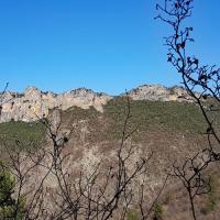 Vue sur la falaise de Saint-Pancrace.