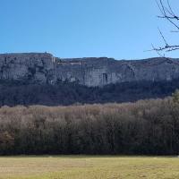 La grande falaise du massif.