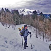 Sur la crête.
