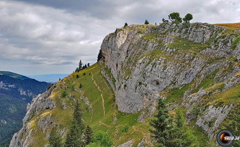 Le sentier au départ