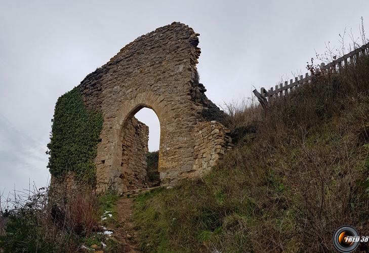 Ruines du chateau de Saint-Germain.