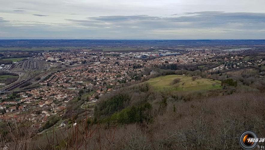 Vue sur Ambérieu.